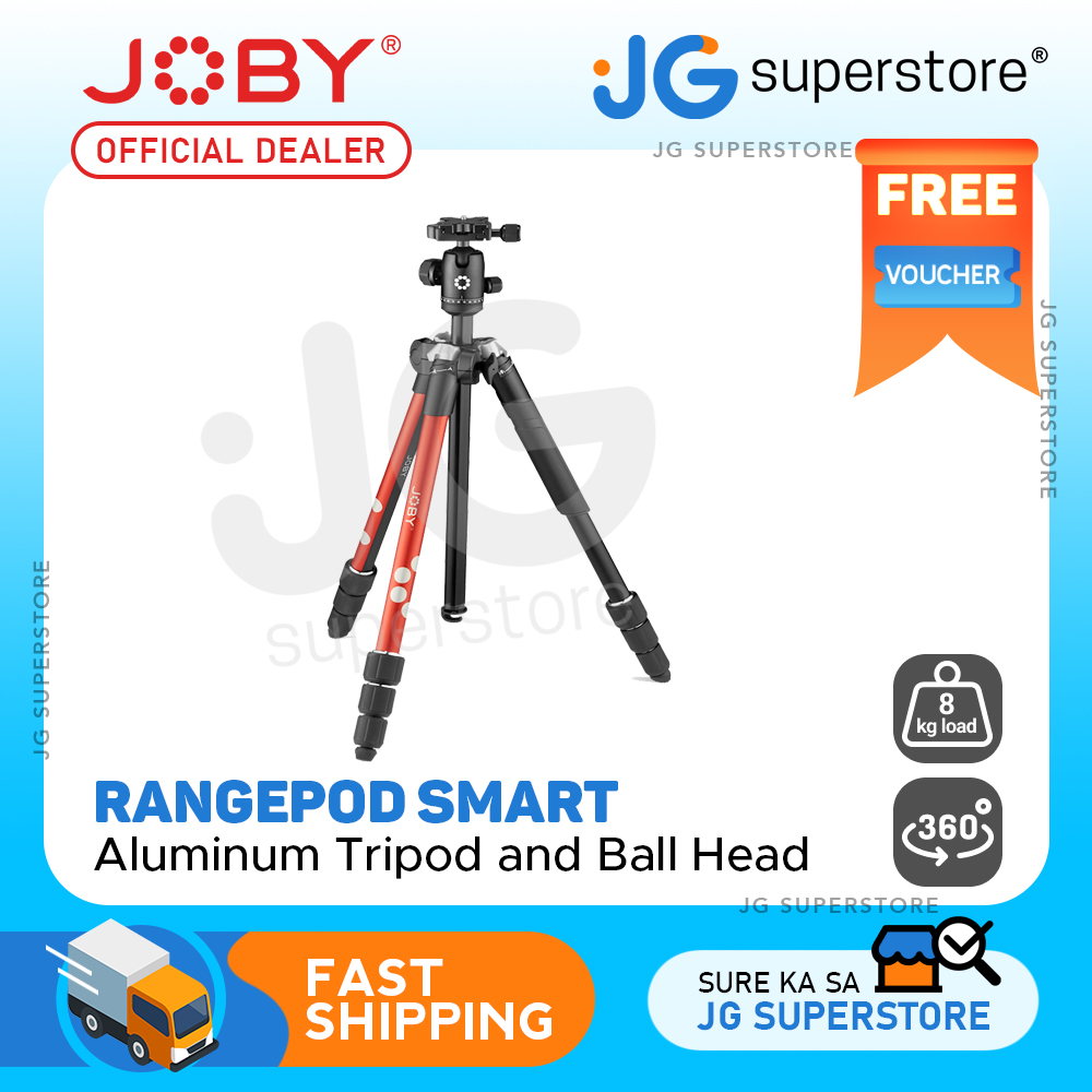 JOBY RangePod Smart Ball Head Type 4Section Tripod with 1/4" Mounting