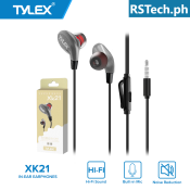 TYLEX XK21 SuperBass In-Ear Earphones with Mic, Wired Headset