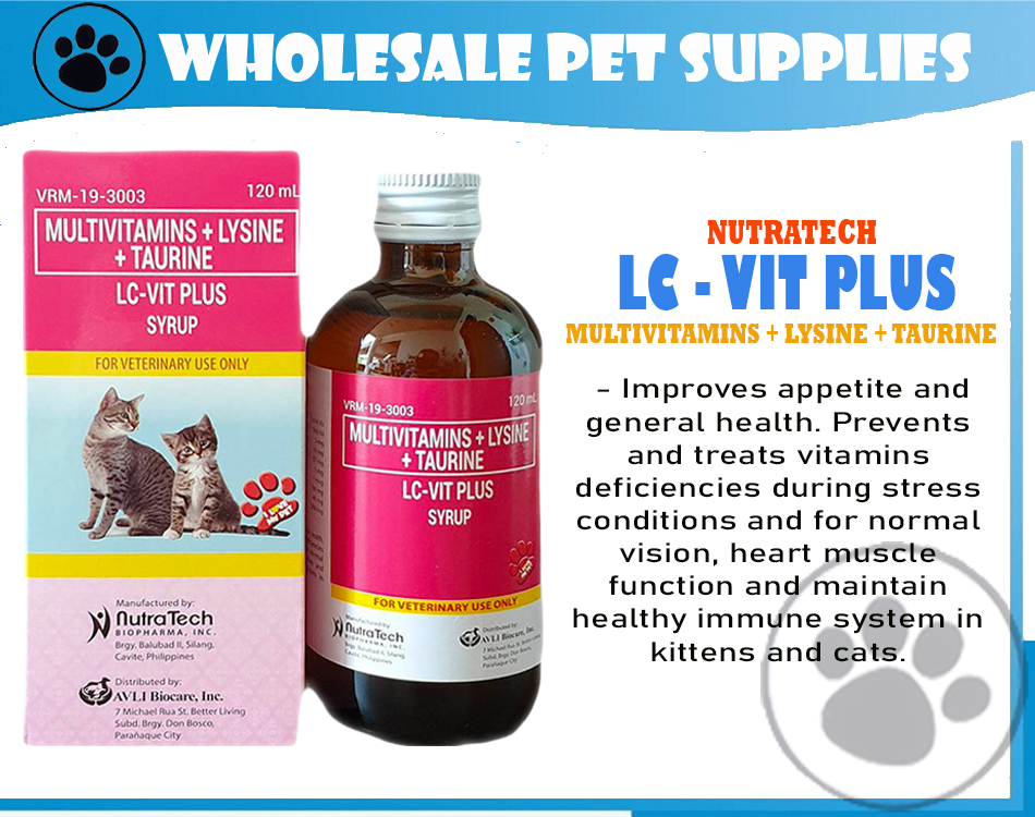 LCVit Plus Syrup 120ml (Multivitamins + Lysine + Taurine) Lazada PH