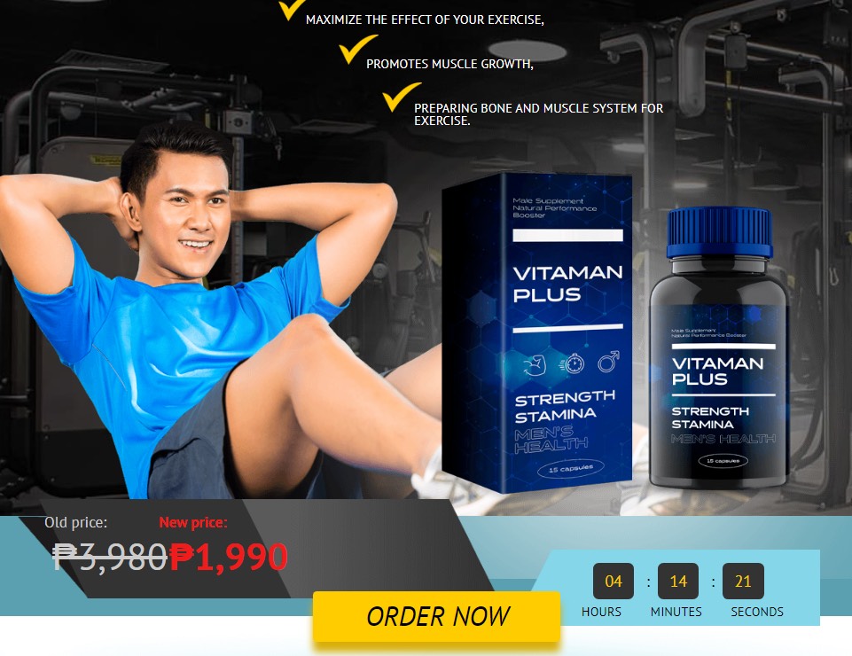 Authentic VitaMan Plus For Men 15 Capsules Lazada PH