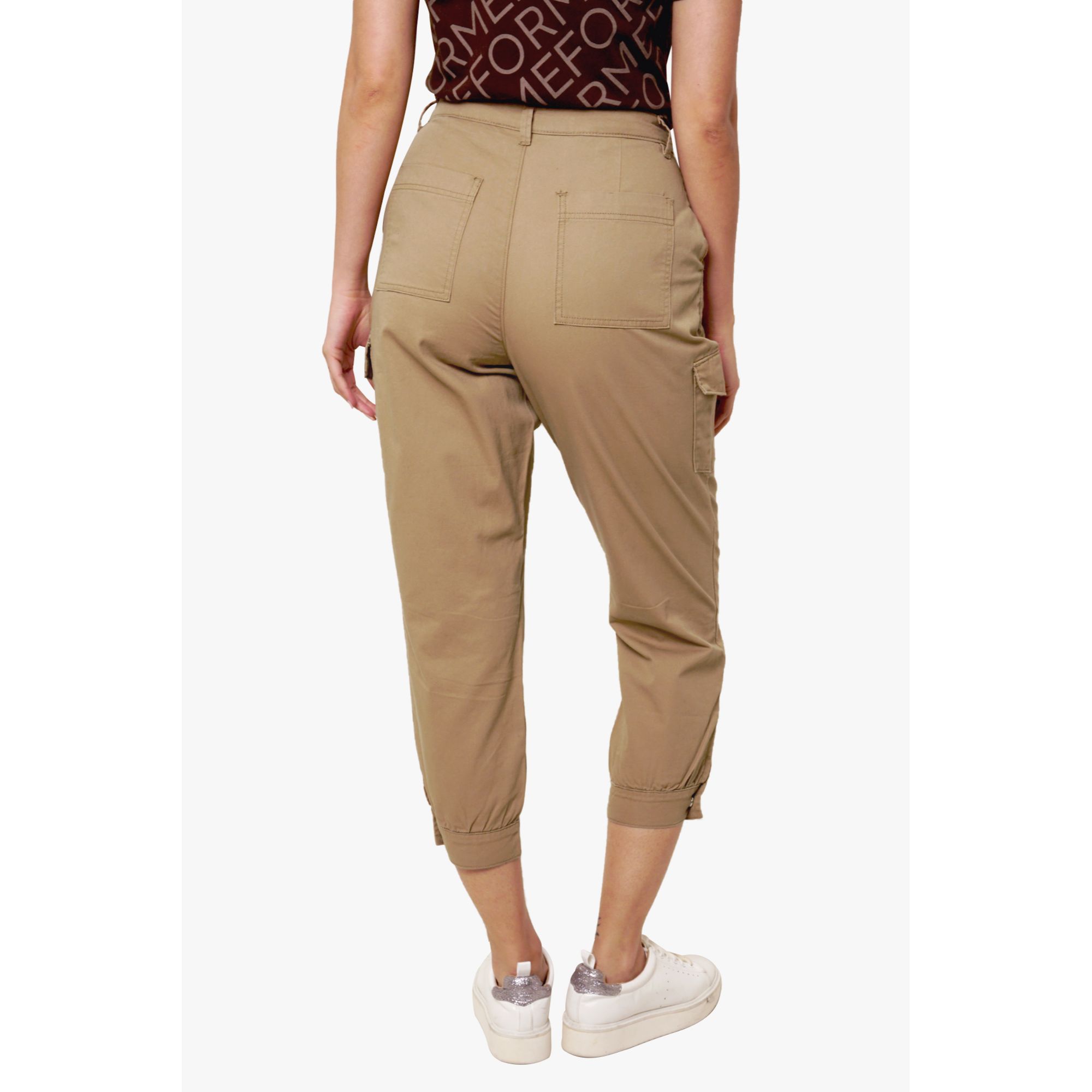beige cargo trousers