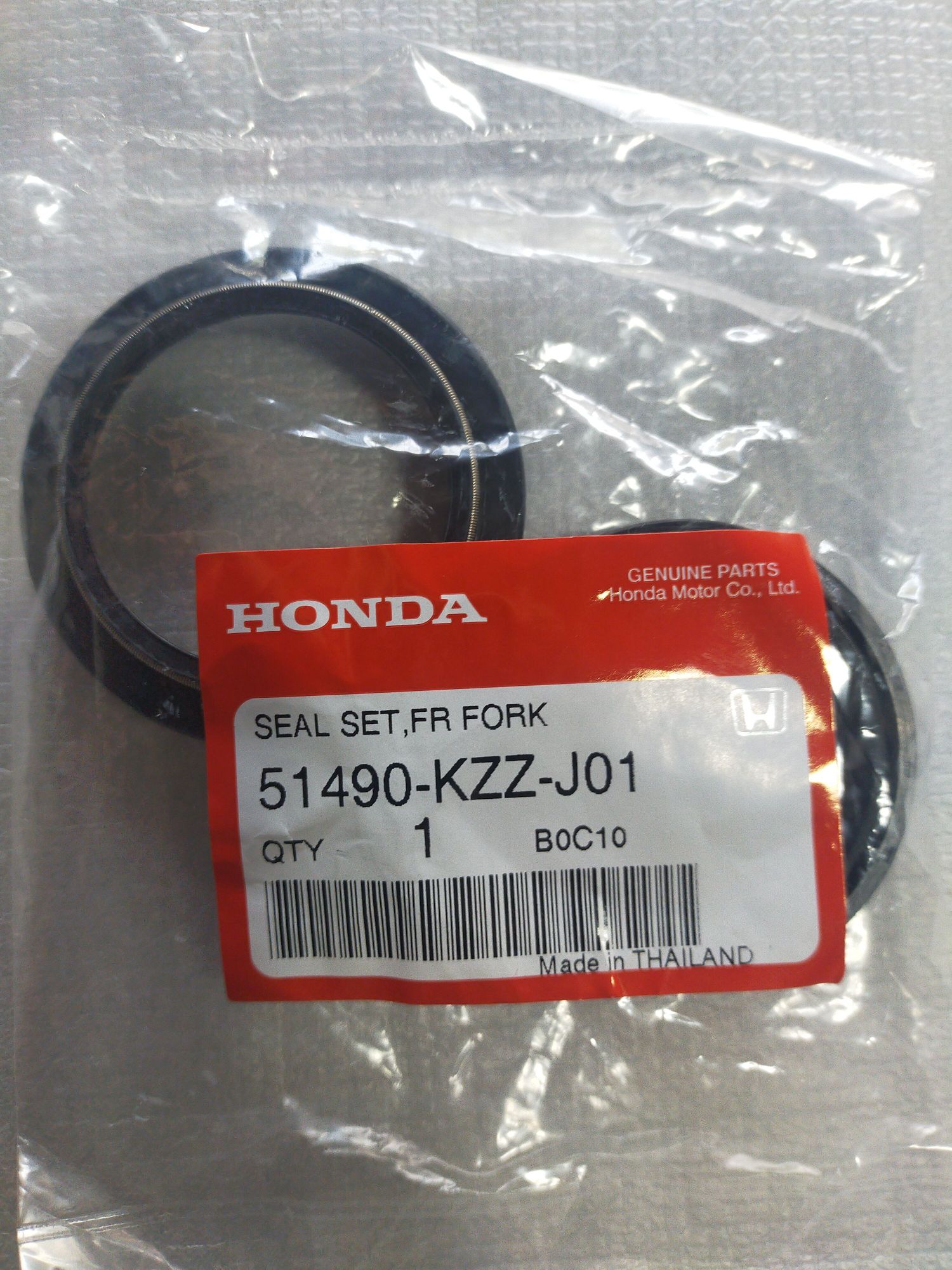 HONDA CRF250 FORK SEAL SET 51490-KZZ-J01 | Lazada PH