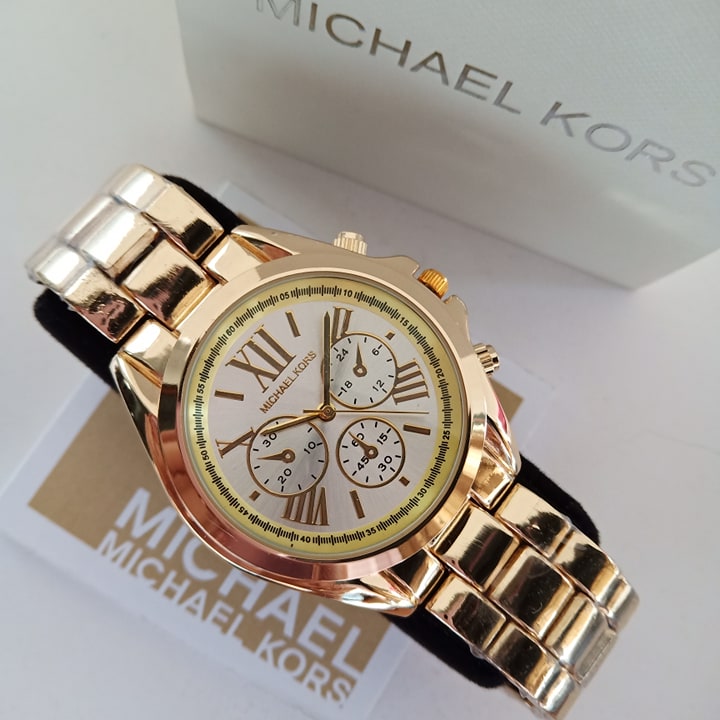 bradshaw two tone watch michael kors