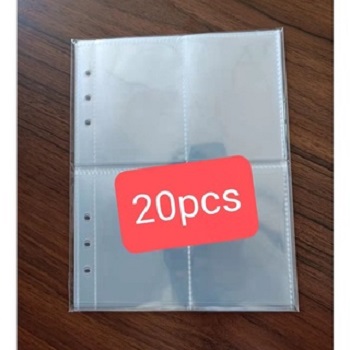 A5 Binder Sleeves 1p 2p 4p Photo Album Binder Refill Inner - Temu