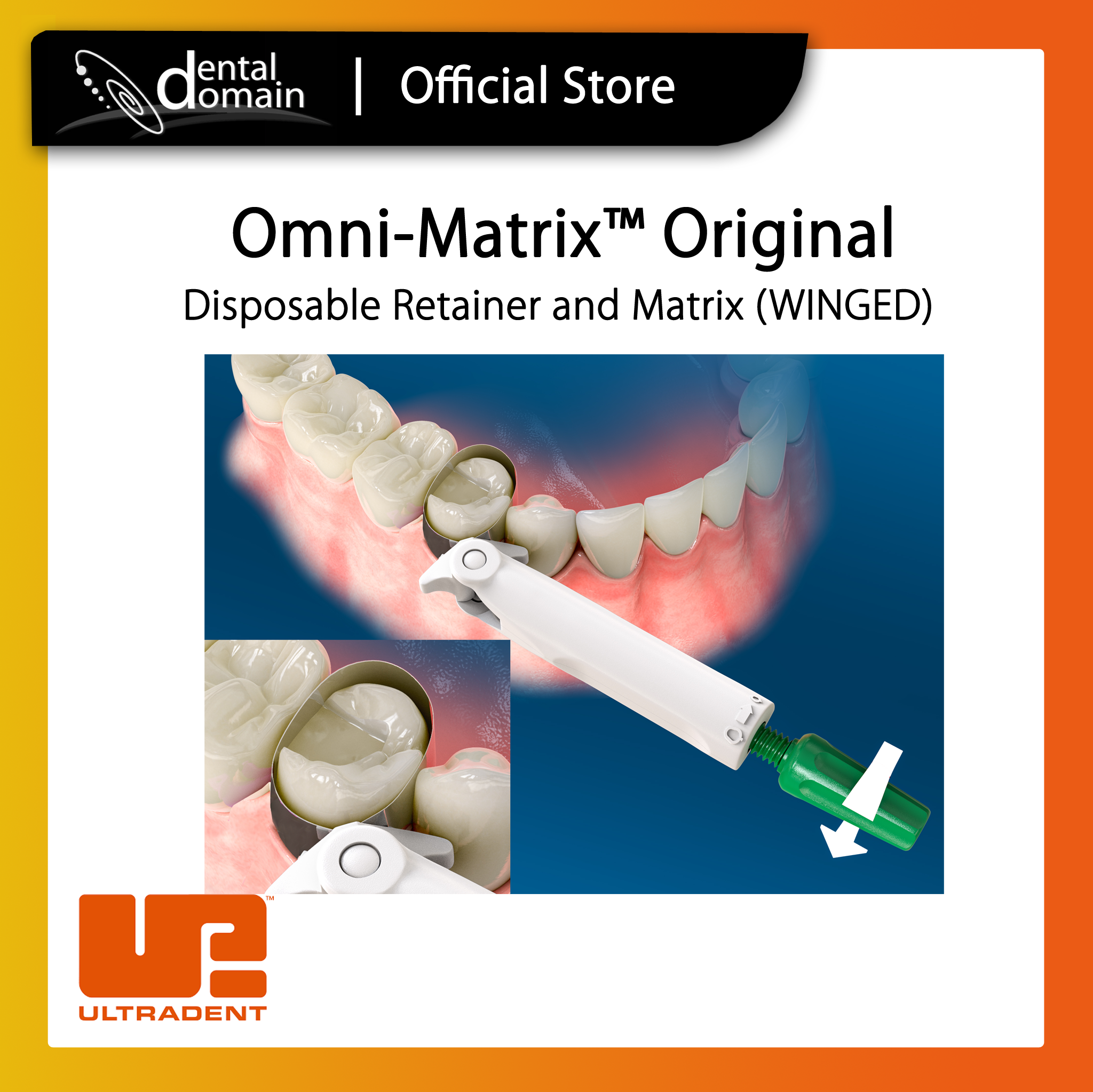 ULTRADENT OMNI MATRIX MYLAR WINGED .0025 RED (48