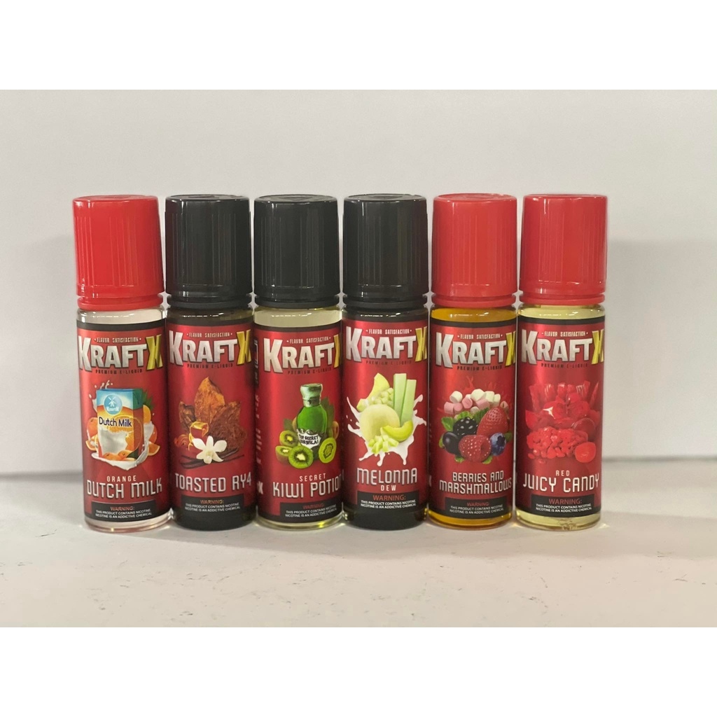 KraftX 50ml Premium ELiquid (Legit) Lazada PH