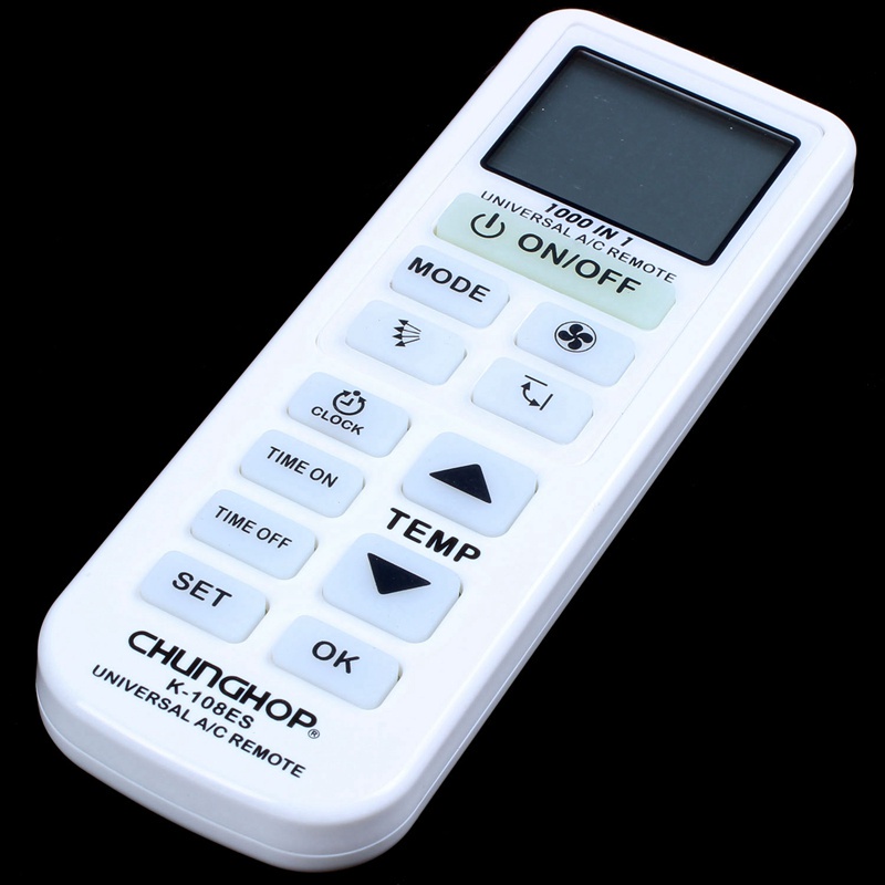 K-108es universal a/c ac remote control for air con conditioning chunghop 1000 in 1