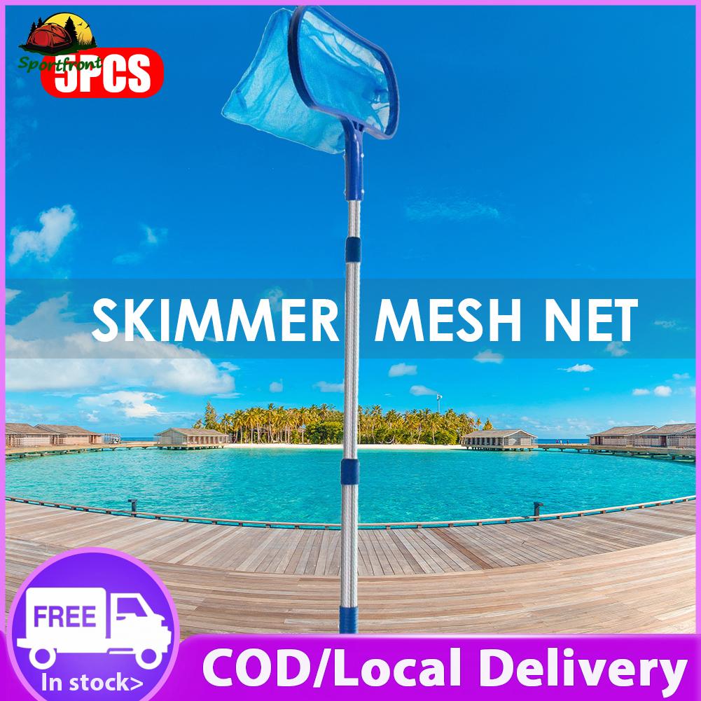 [Local Delivery] Swimming Pool Net Cleaner with Pole Pool Skimmer Deep