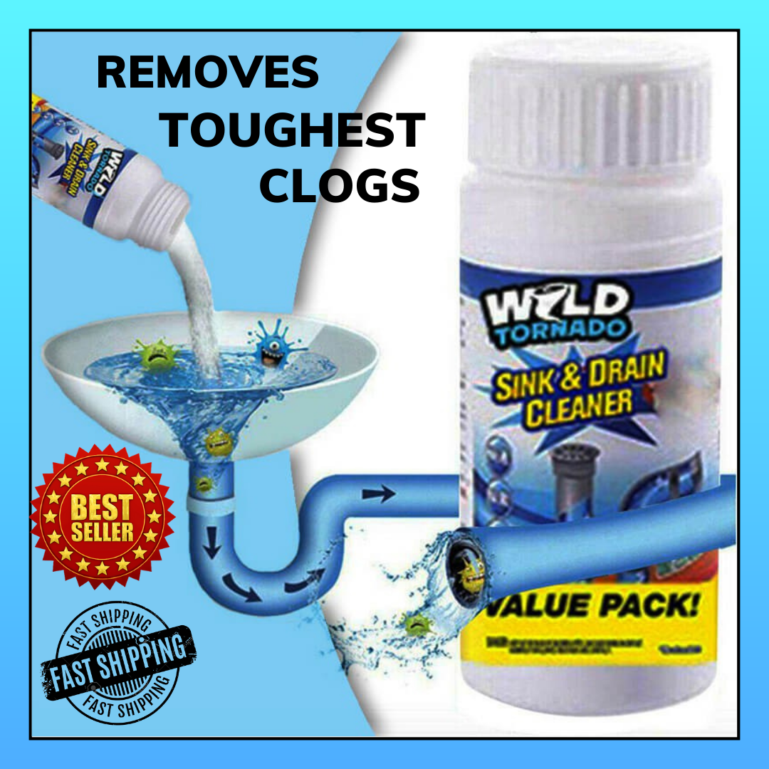 WILD TORNADO SINK AND DRAIN CLEANER ORIGINAL Drainage clogged remover