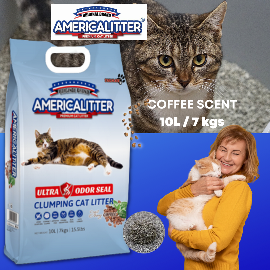 Americalitter Cat litter sand 10 liters Coffee Scent Americalitter
