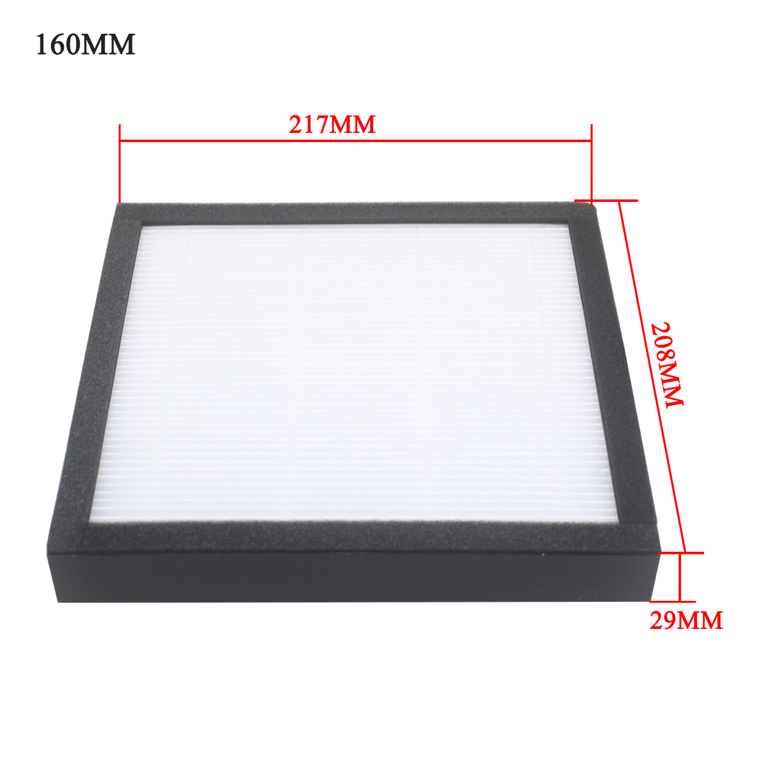 PVC air filter inline ducting ventilation for PVC PE Aluminum foil tube Inlet pre filter