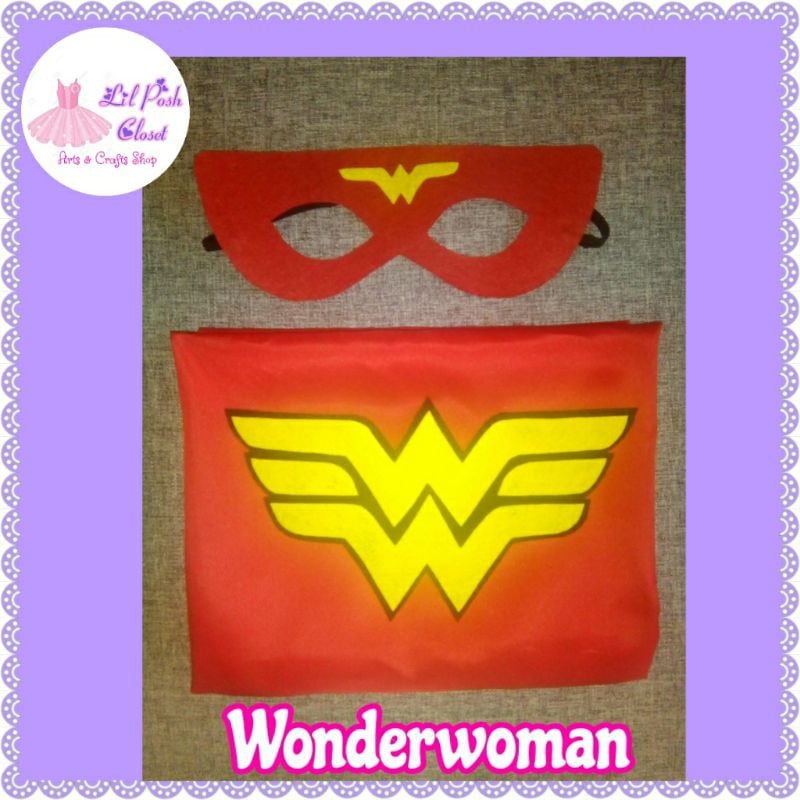 Lil Posh Kids/Adult Girls Superhero Cape & Mask Set ALBUM B | Lazada PH