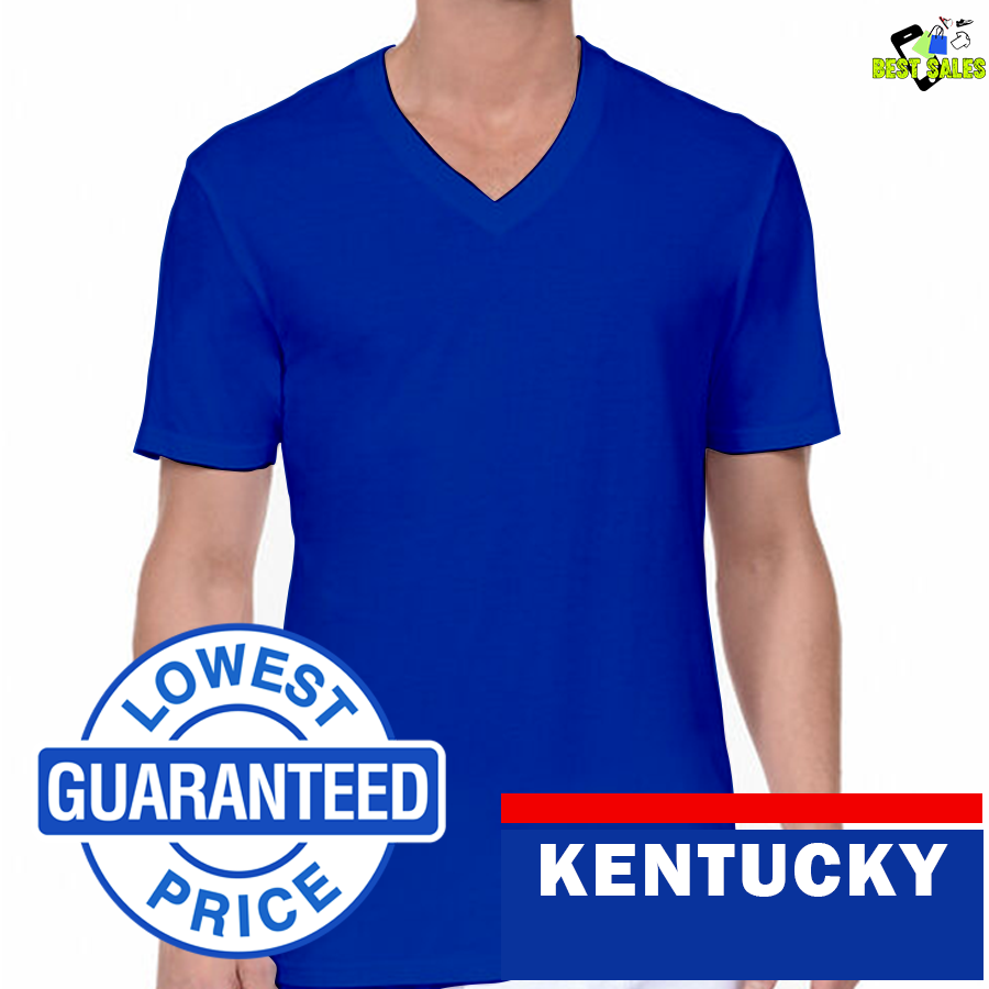 Kentucky Color Royal Blue T-Shirt V 