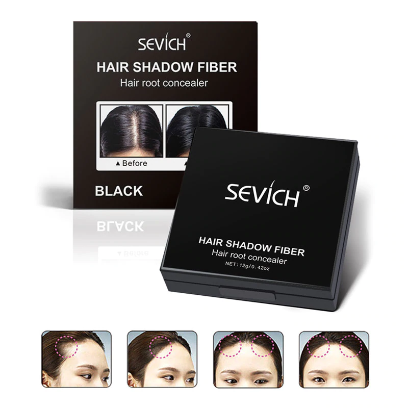 Sevich Hair Shadow Powder Waterproof Hairline Powder Hair Root Cover Up