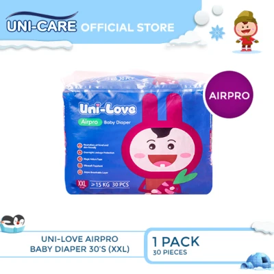 UniLove Airpro Baby Diaper 30's (XX-Large) Pack of 1