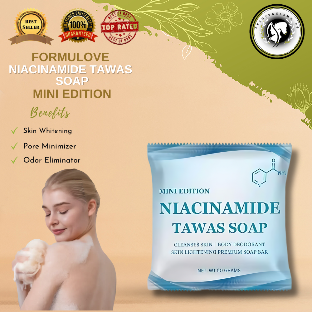 tawas soap with glutathione DERMAID, DERMAID + Aloe Vera 90g Mini in size Tawas Niacinamide Soap  Lucky