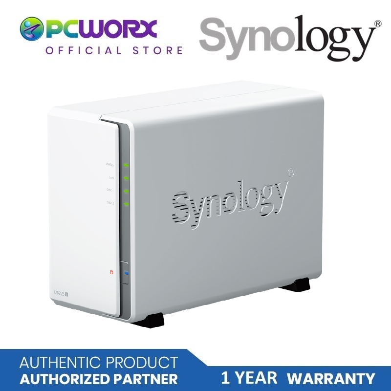 Synology DS223j 2-Bay 1GB NAS | Synology DiskStation 2 BAY NAS 1GB ...