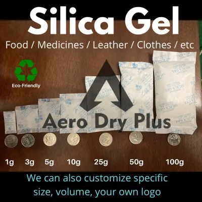 Hot sale Food Med Leather etc 50s Silica Gel Desiccant Absorbent Drying Agent absorbs moisture humidifier