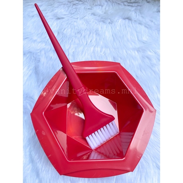 hair dye mixing bowl and brush applicator (bowl and brush set) Lazada PH