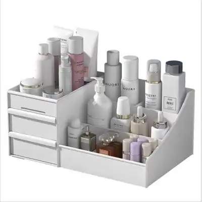 Makeup Storage Box Cosmetic Stationery Drawer PP Desktop Table Organiser