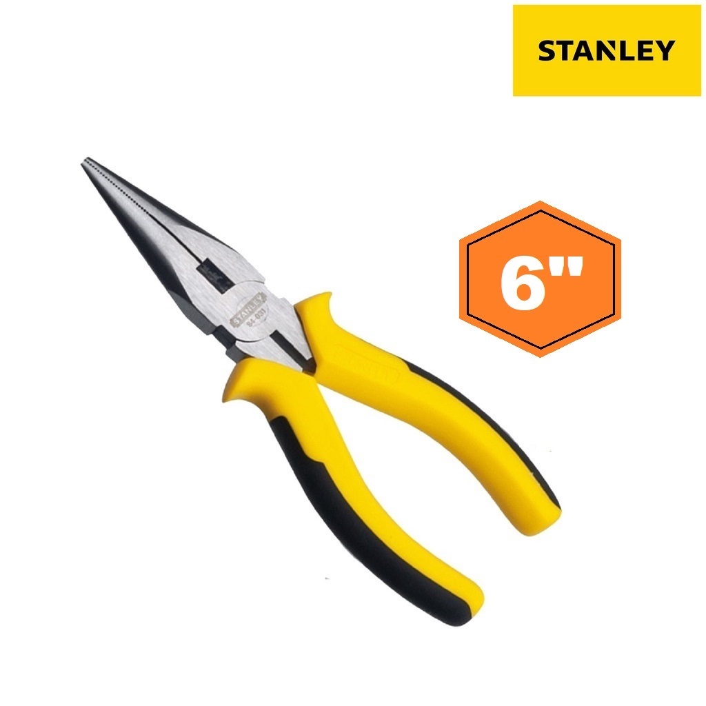 Stanley Dynagrip Long Nose Pliers 152mm/6" 84031 Lazada PH