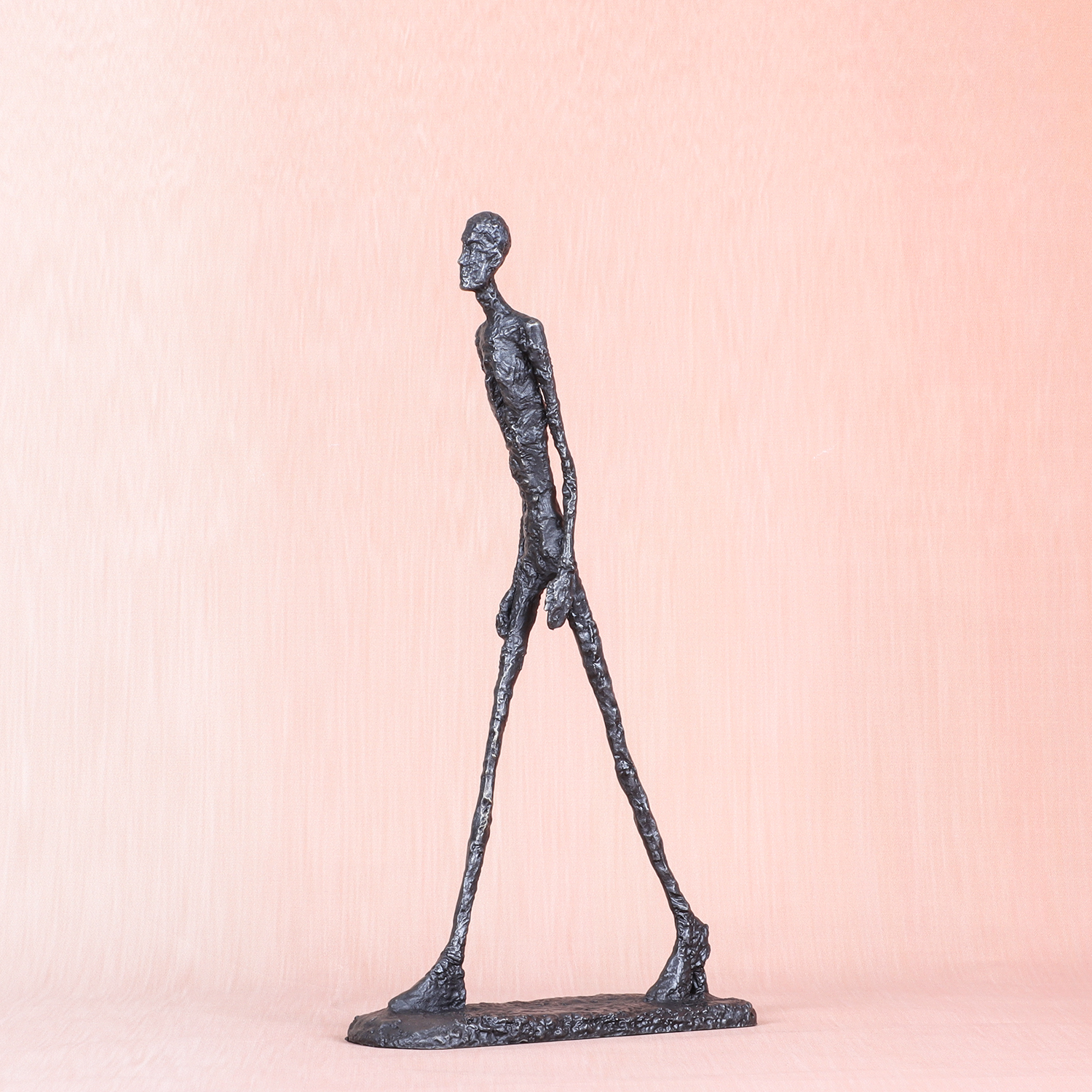 Sculpture Bronze Walking Man Statues Famous Abstract