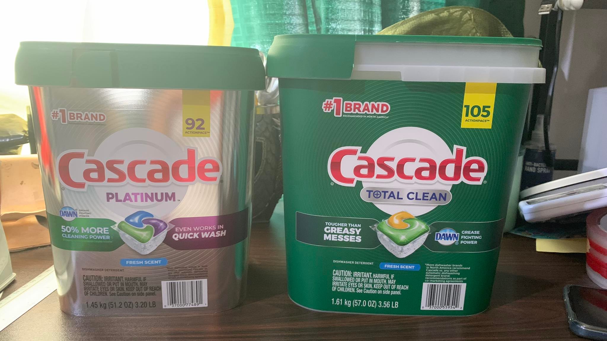 Cascade Total Clean ActionPacs, Dishwasher Detergent Pods, Fresh Scent