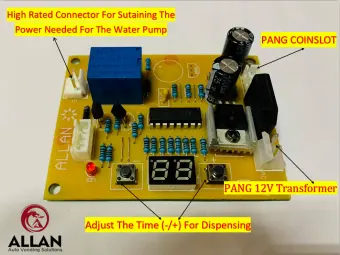 10pcs Allan New Style Water Timer With Timer For Automatic Water Machine Tubig Machine Water Vendo