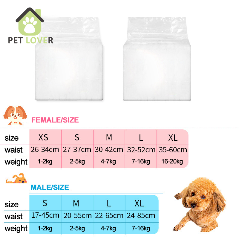 Male &Female Pet Diaper 10pcs/Pack Dog Diaper puppy Diaper Belly Wrap Full Wrap diaper for dog