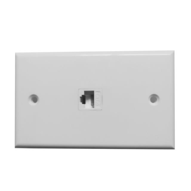 RJ45 Wall Plate Face Plates Equipment Universal Indoor Single port