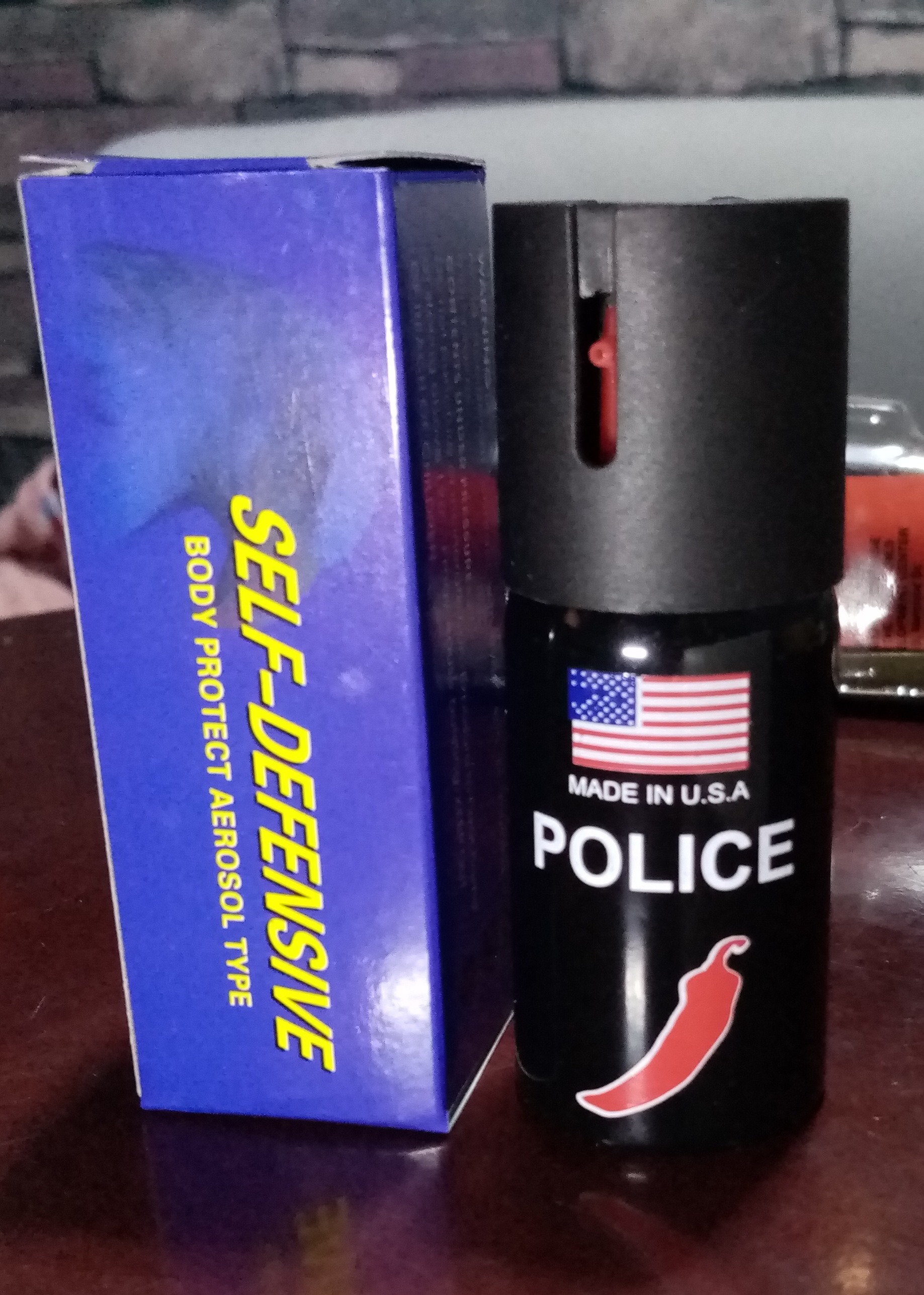 SELF DEFENSE POLICE PEPPER SPRAY SELF-DEFENSIVE body protect aerosol type