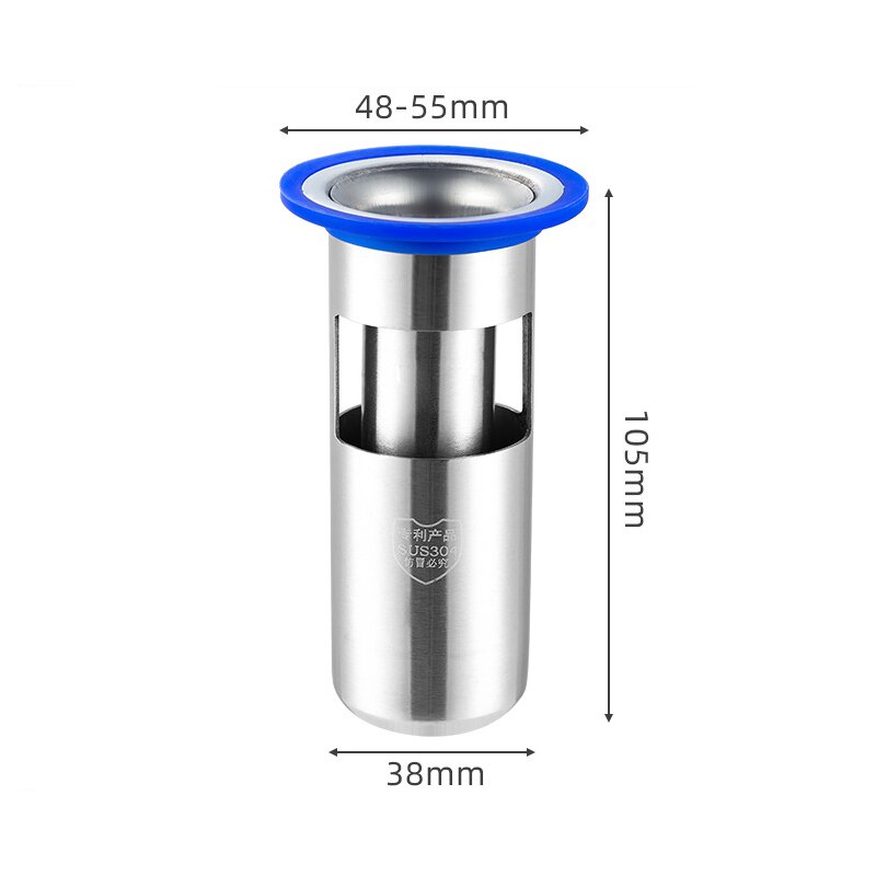 304 Stainless Steel Deodorant And Insect Proof Floor Drain Core Deep ...