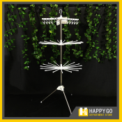 Foldable Telescopic Clothes Rack by 