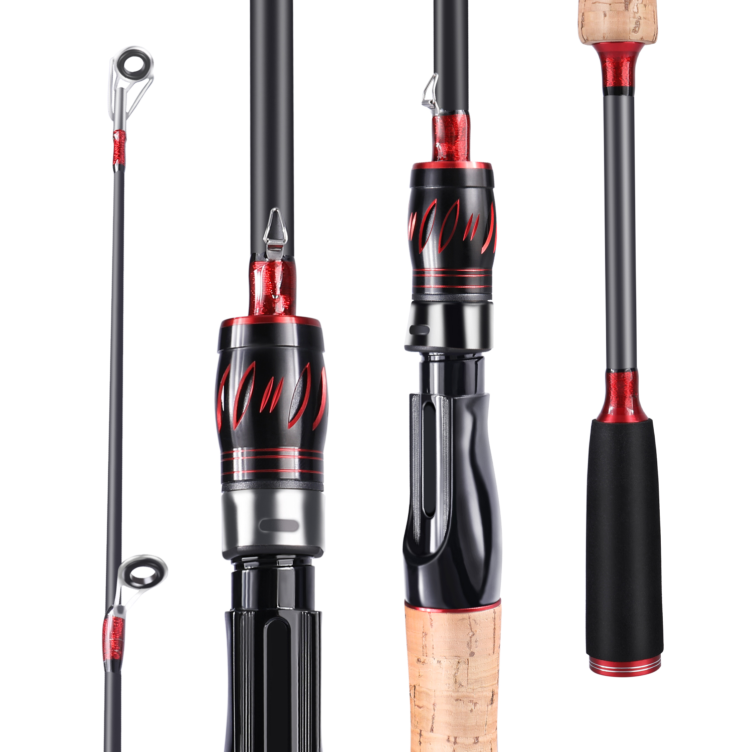 COD]Fishing Rod Carbon Ultra Light Portable Casting Spinning