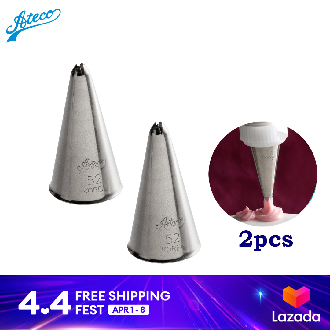 Ateco 52 CrossTop Piping Tip Set of 2 Lazada PH