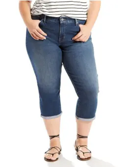 women's plus capri pants