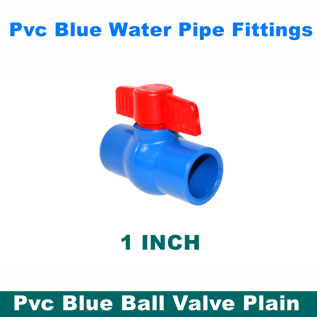 PVC Ball Valve Water Pipe Gate Valve 1/2Inch 3/4Inch 1Inch Switch