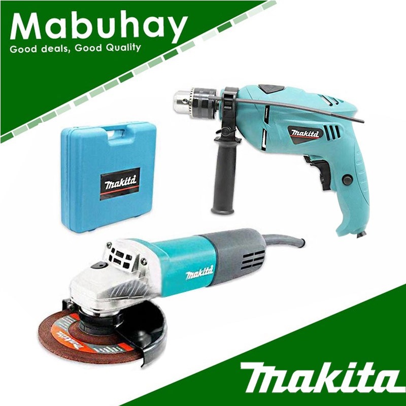 Makita Grinder With Drill Set (2in1) Lazada PH