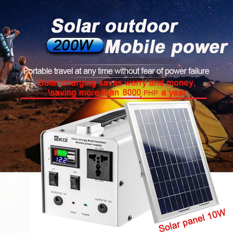 78800mAh Outdoor 220V Portable Solar Generator Fast Charge Large