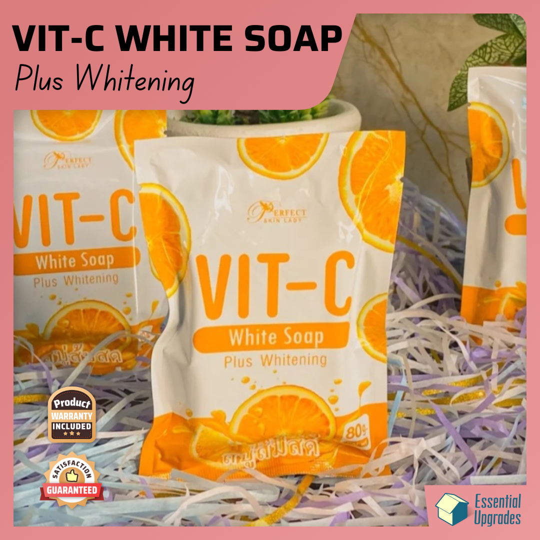 VITC White Soap Plus Whitening 100 Authentic Made in Thailand Skin