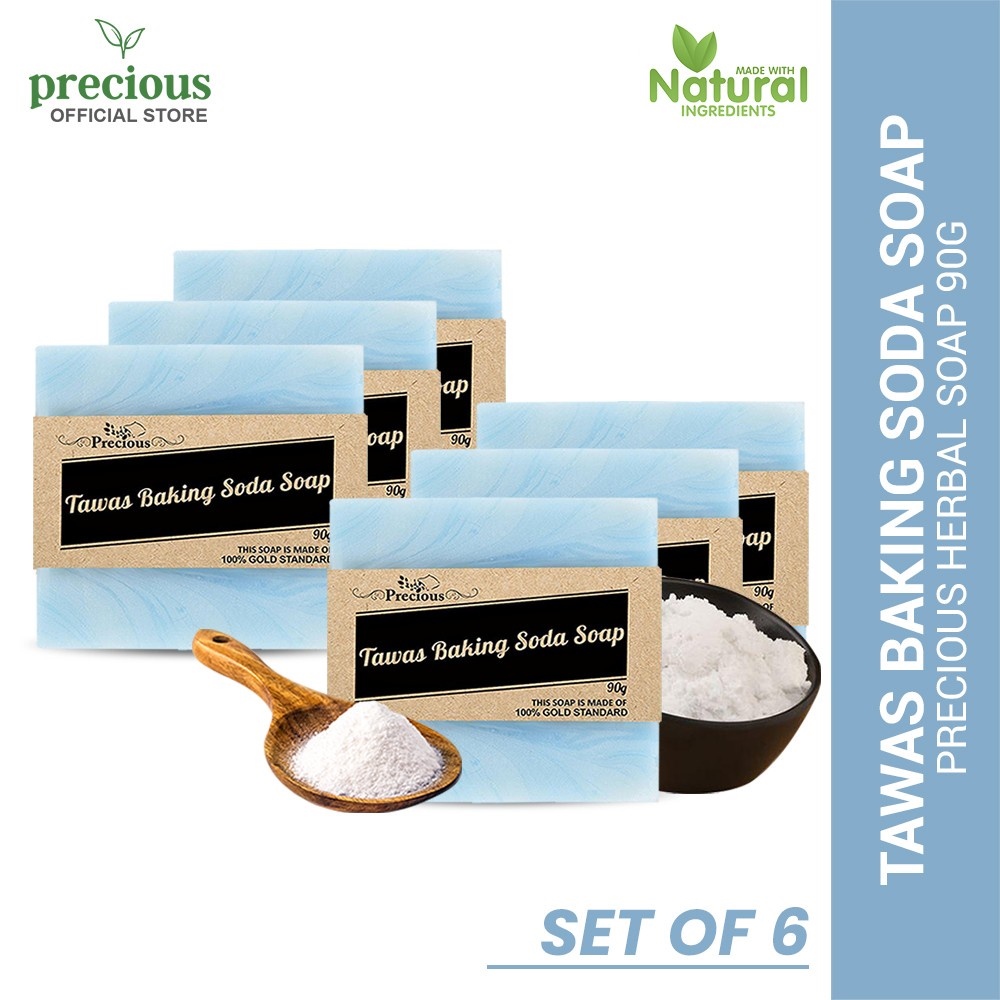 Precious Herbal Solutions Tawas Baking Soda body wash soap facial wash