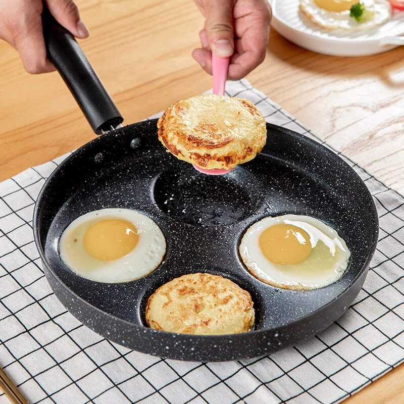 Non-stick Egg Frying Pan, 2/4 Holes Pancake Pan, Mini Pancakes