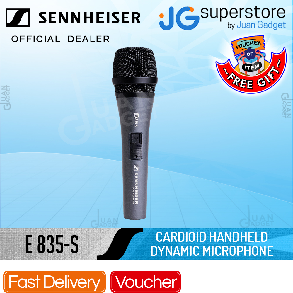独特の素材Sennheiser e835-S Handheld Switch B On Cardioid with