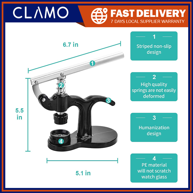 Portable Tool Watch Crimper 12 Different Dies Watch Press Set,18Mm To