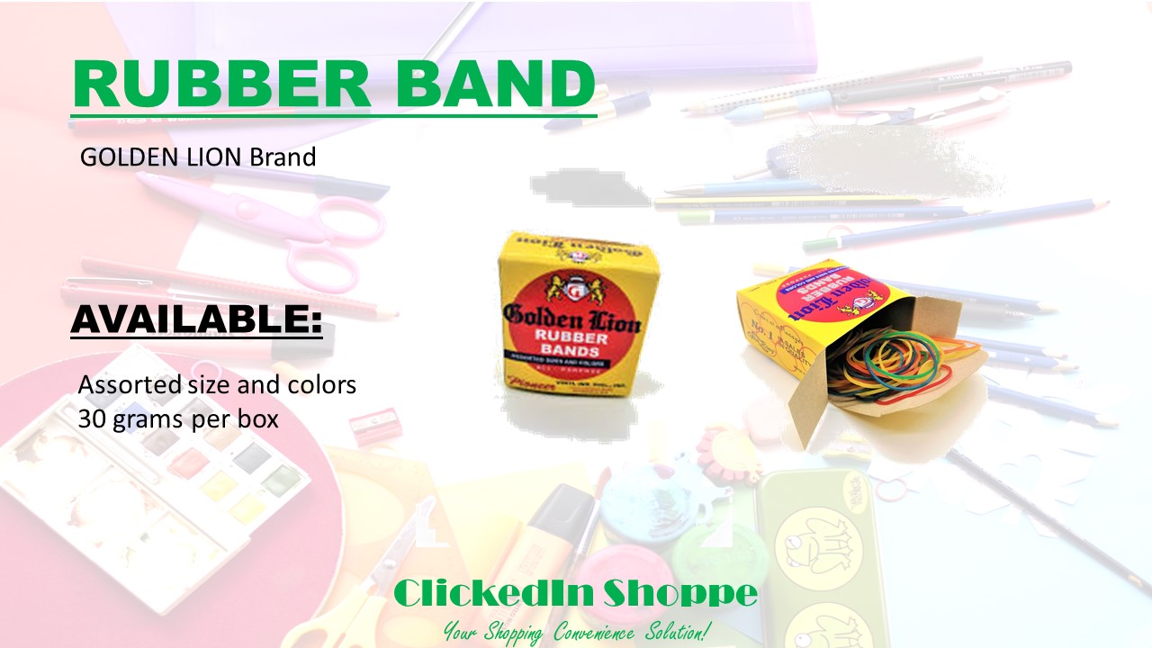 Golden Lion Rubber Bands 30 grams Lazada PH