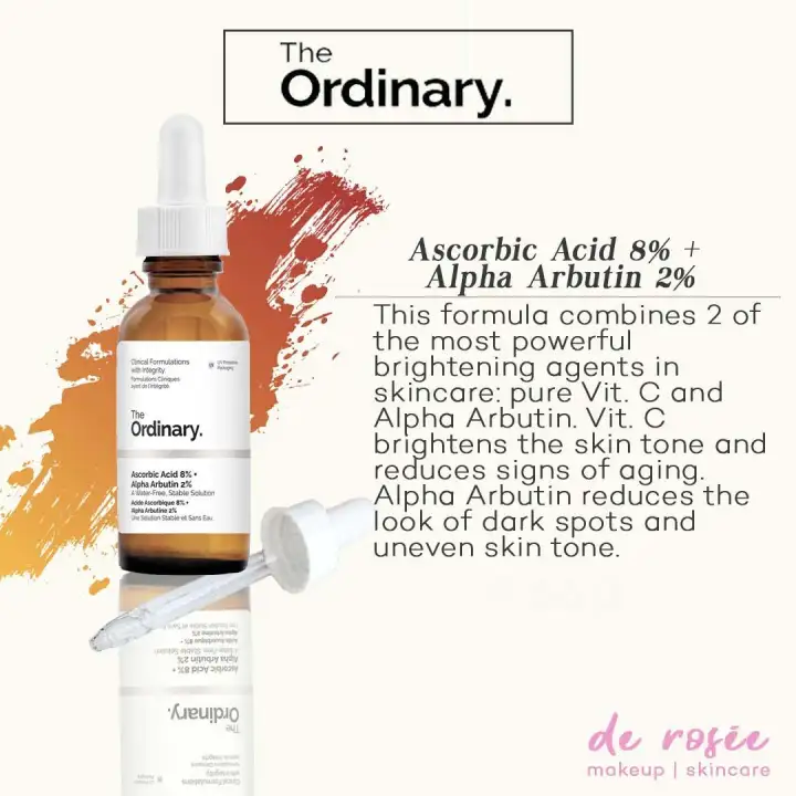 ascorbic acid & alpha arbutin