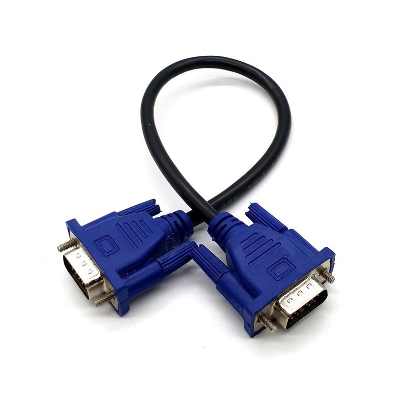VGA Extension Cable HD 15 Pin Male To Male VGA Cables Cord Wire Line
