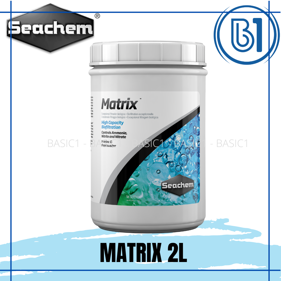 seachem matrix reef tank