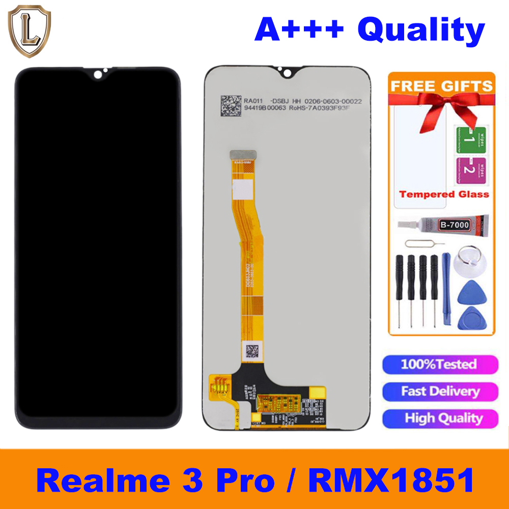 100% tested Original For Realme 3 Pro LCD Screen RMX1851 LCD Screen  Digitizer Assembly Replacement Part