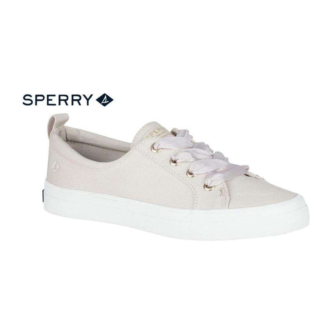 sperry crest vibe satin lace white